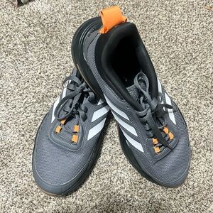 Adidas Trainer V Grey Four/White/Orange Rush Men's Size 10